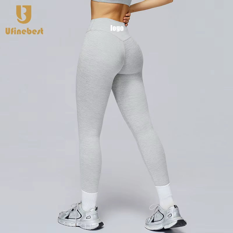Women'S High Waist Quick-Drying Yoga Pants Slimming Sports Clothing for Outdoor Fitness Running Elastic Waist Leggings V Shape