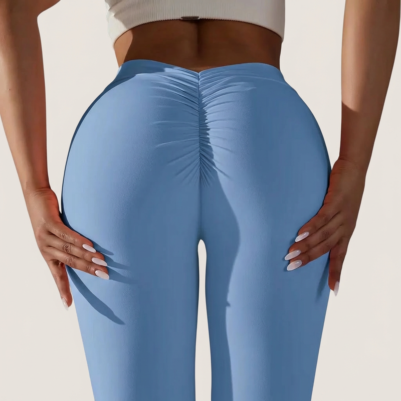 Women's V-Waist Scrunch Peach Lift Leggings