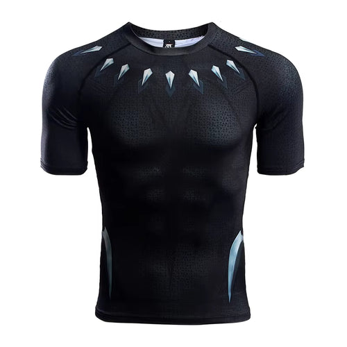 Factory Customized High Quality 3D Print Short Sleeve Crew Rash Guard