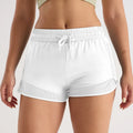 Women's Mesh Patchwork Yoga Shorts