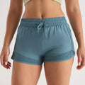 Women's Mesh Patchwork Yoga Shorts