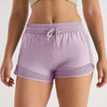 Women's Mesh Patchwork Yoga Shorts