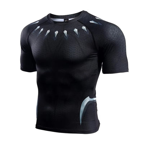 Factory Customized High Quality 3D Print Short Sleeve Crew Rash Guard