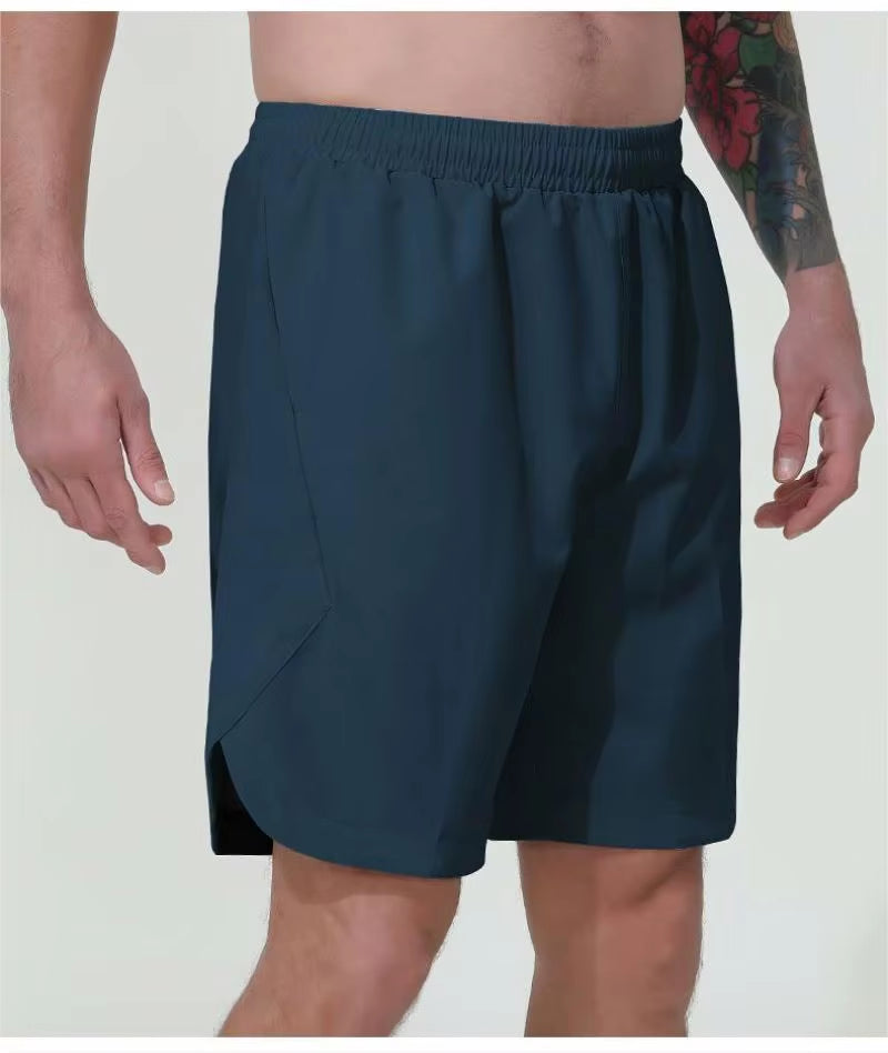 Quick Dry Polyester Spandex Custom Fitness Mens Gym Shorts Breathable Training Elastic Running Workout Sports Sweat Shorts